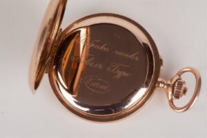 An Imperial Russian Hight Grade Pocket watch in Gold . — image 5