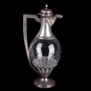 Antique silver water jug — image 1