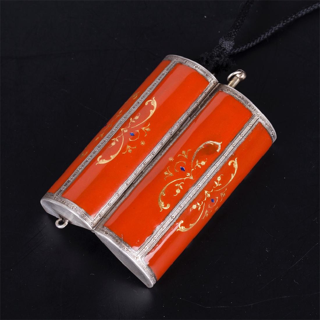 Antique silver women's bag/reticule — image 3