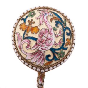 Russian silver jam spoon. Vasilii Semonov. — image 4