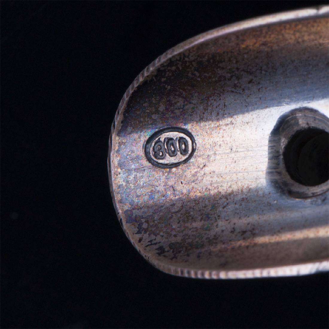 Silver serving set in a shape of shells — image 4