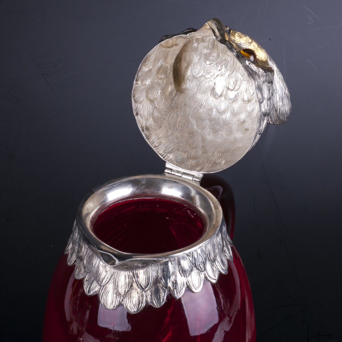 Antique jug in the shape of owl — image 3