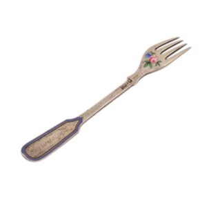 Decorative silver fork for lemon. Lorie. — image 2
