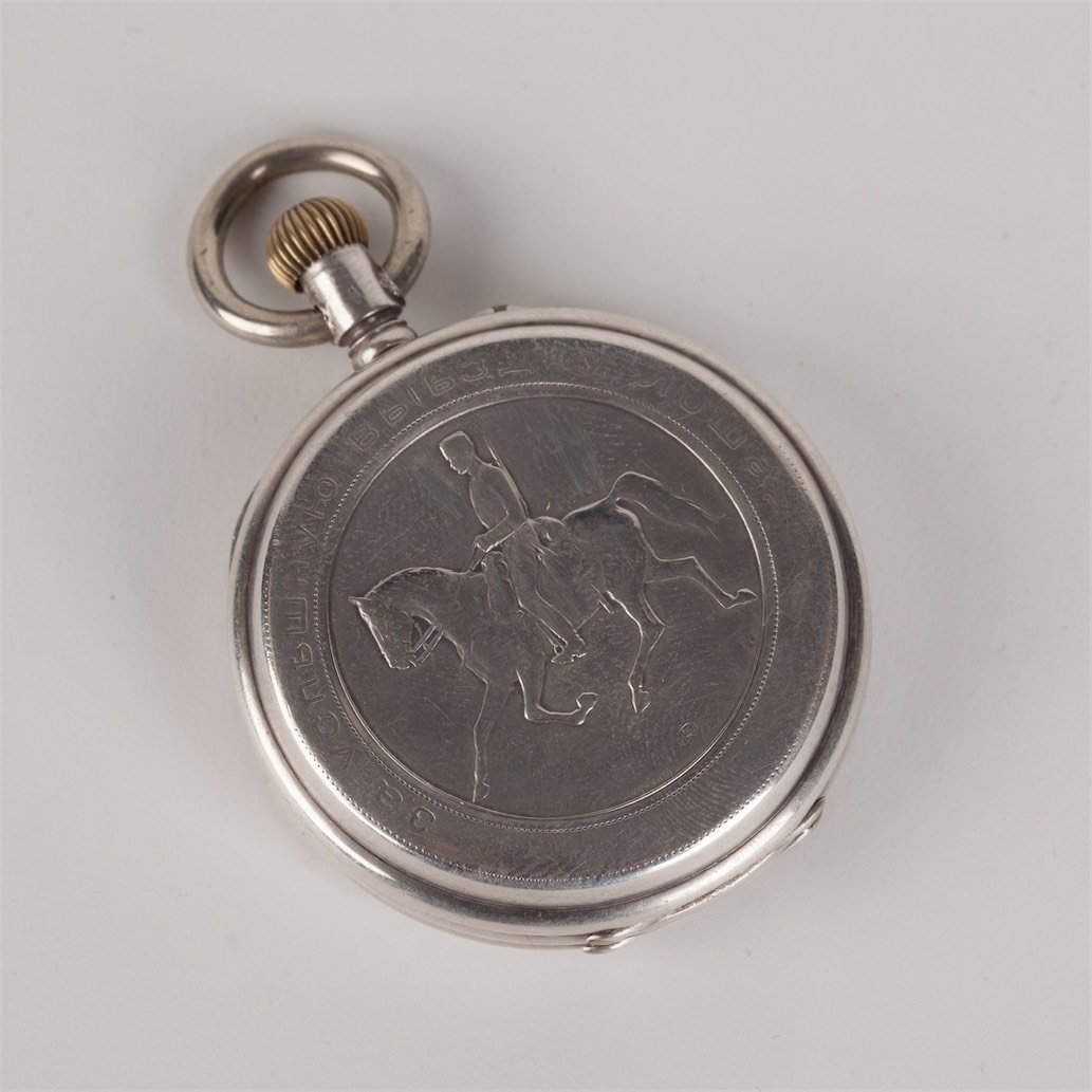 Russian Imperial silver pocket watch Pavel Bure(Paul — image 3