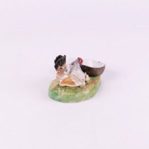 Russian porcelain composition "ChiÑken with chicks". — image 2