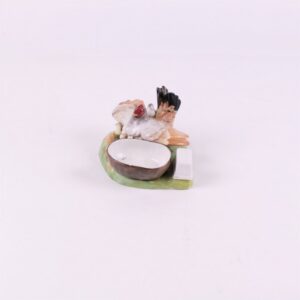 Russian porcelain composition "ChiÑken with chicks". — image 4