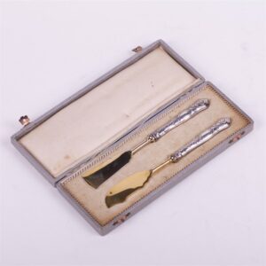 Silver serving set of 2 pieces. — image 1