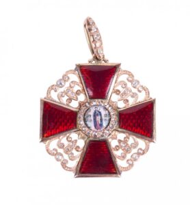 The Order of Saint Anna 3rd class with diamonds — image 1