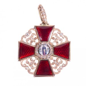 The Order of Saint Anna 3rd class with diamonds — image 1