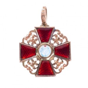 The Order of Saint Anna 3rd class with diamonds — image 2