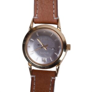 18K gold Paul Buhre "Rotodator" wrist watch — image 1