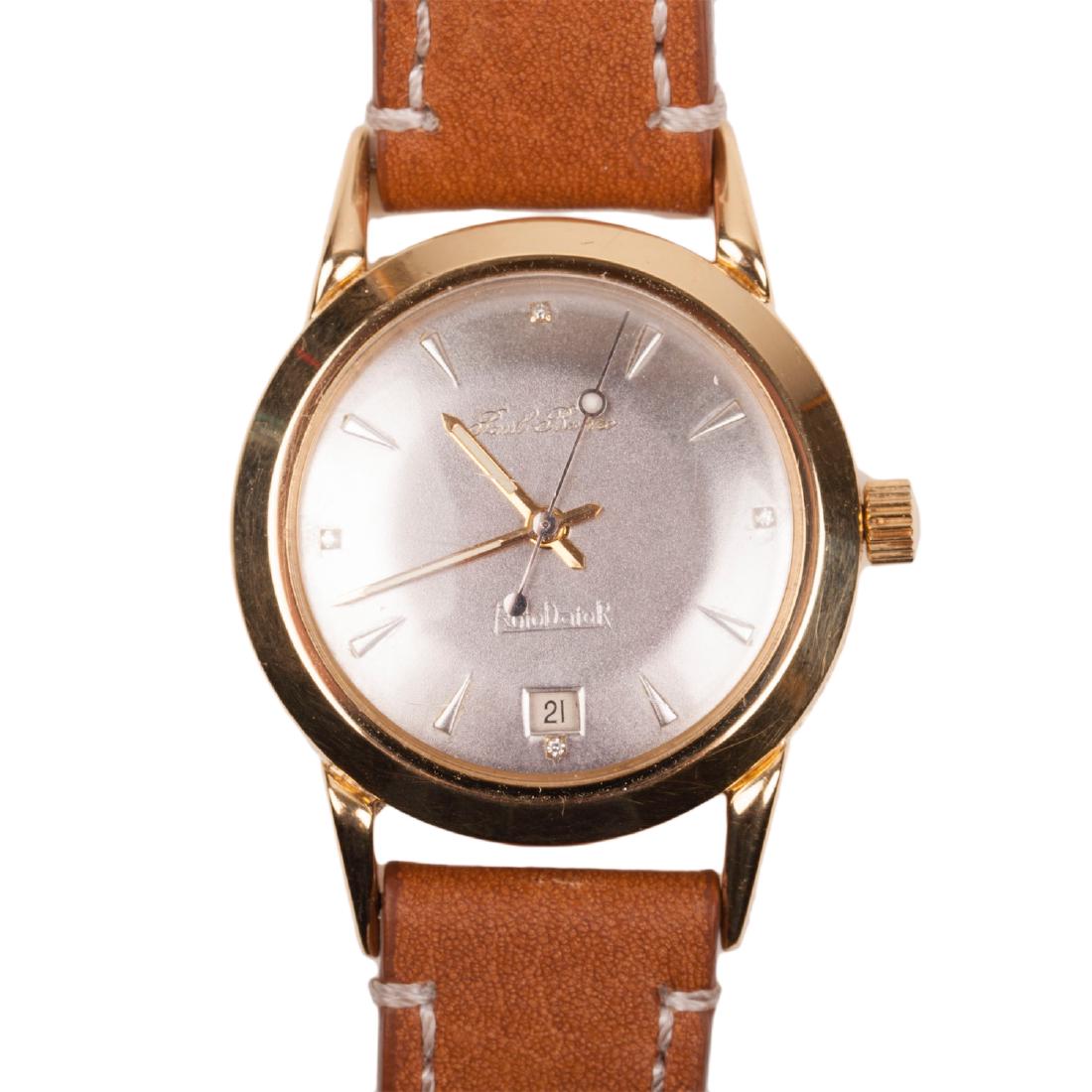 18K gold Paul Buhre "Rotodator" wrist watch — image 2