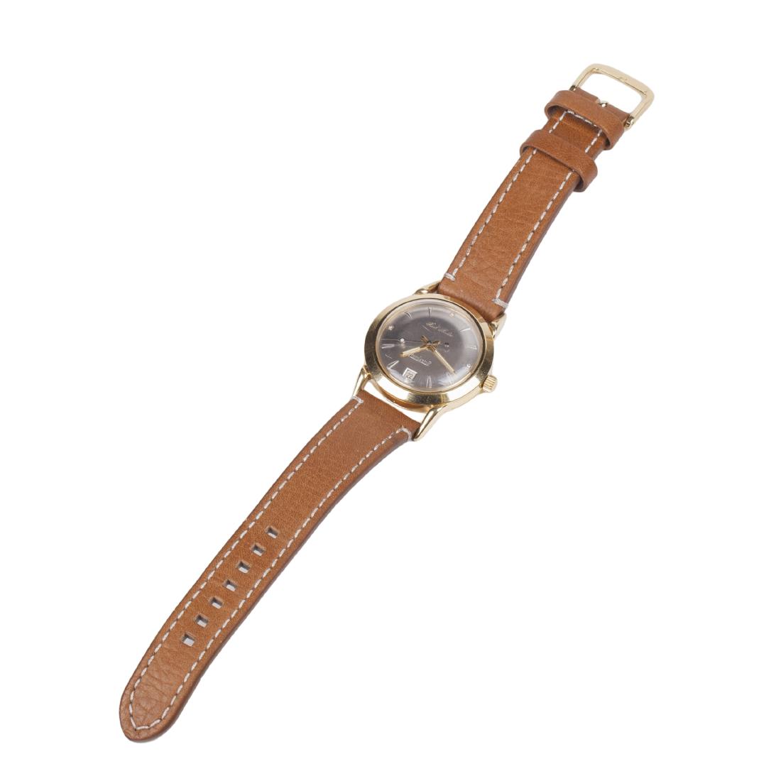18K gold Paul Buhre "Rotodator" wrist watch — image 7