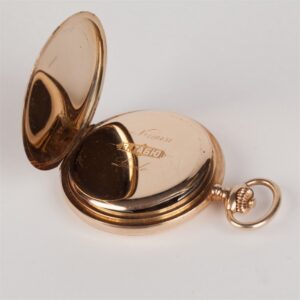 Russian gold pocket watch W.Gabus movement Usysse — image 3