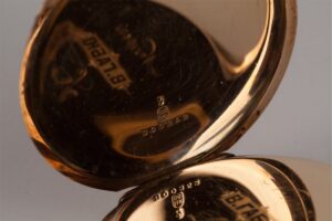 Russian gold pocket watch W.Gabus movement Usysse — image 5