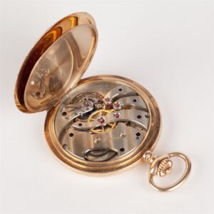 Russian gold pocket watch W.Gabus movement Usysse — image 7