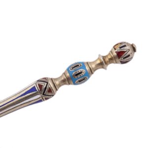 Russian silver jam spoon. Workshop of A. Tobenkov(?). — image 3