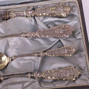 Silver set of 4 pieces "Egoist". — image 3