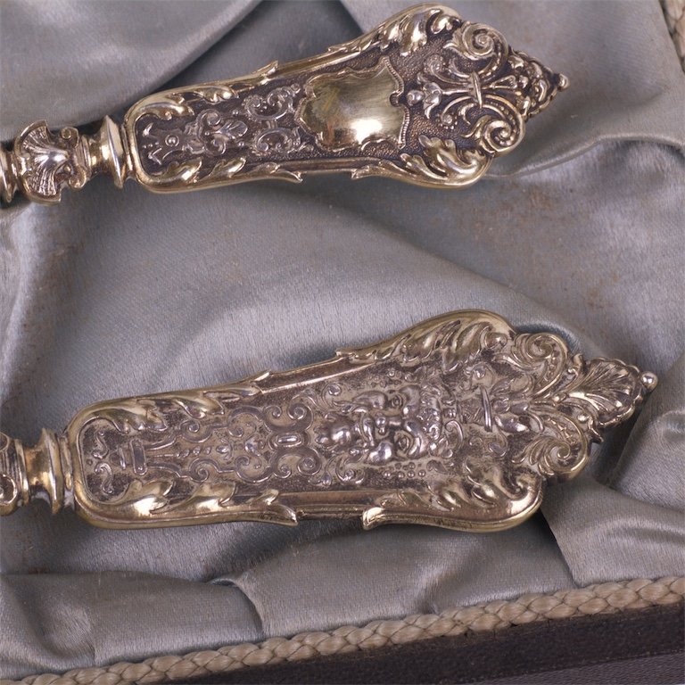 Silver set of 4 pieces "Egoist". — image 5