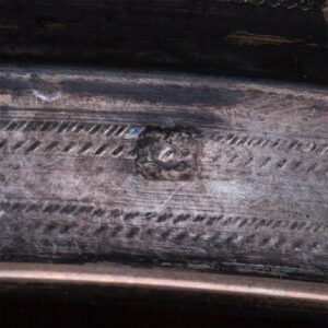 French caviar dish in 2 pieces. Silver, glass — image 4