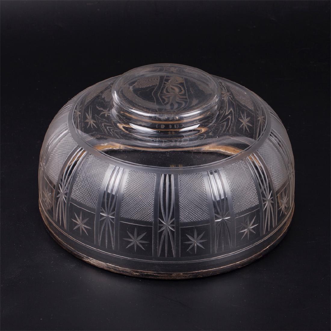 French caviar dish in 2 pieces. Silver, glass — image 5