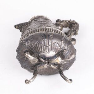 German silver water jug on legs — image 7