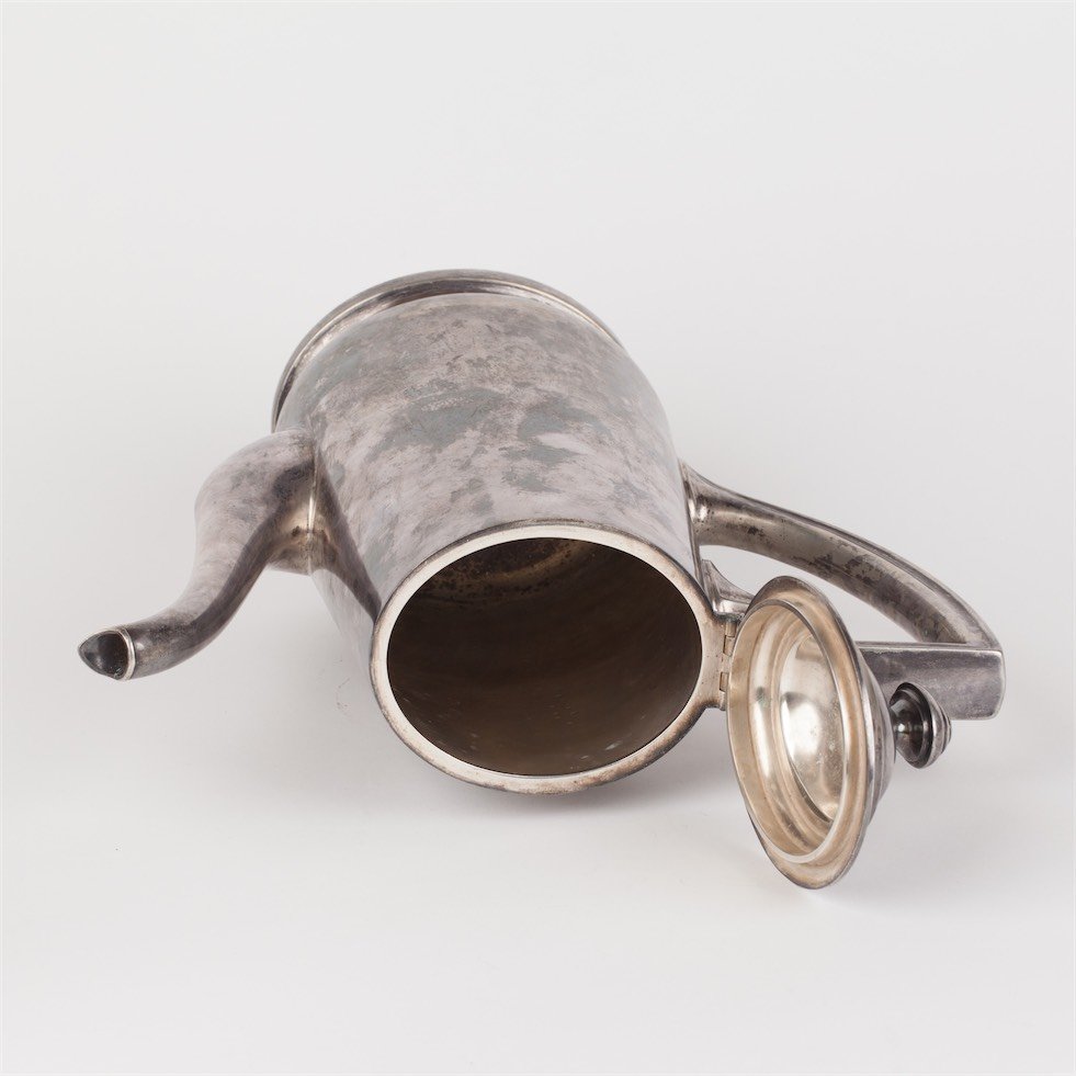 Metal coffee pot with Silver medal. 1913. — image 4