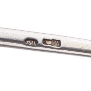 Russian silver spoon. 11th moscow Artel. — image 6