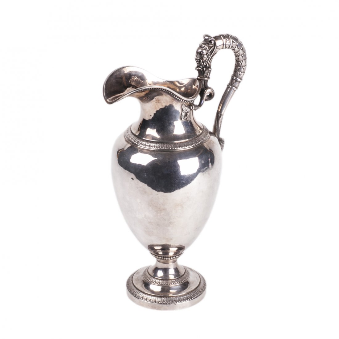 Antique French silver jug — image 1