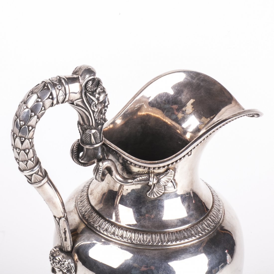 Antique French silver jug — image 4