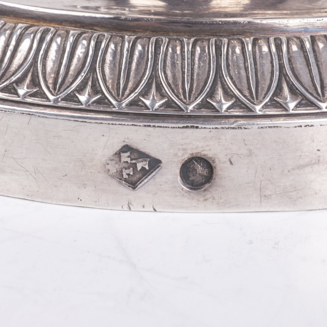 Antique French silver jug — image 6