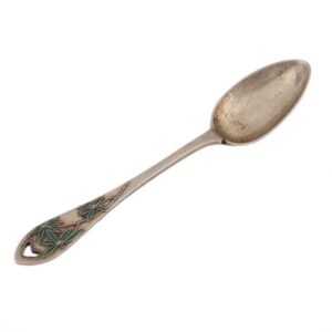 Russian Faberge silver spoon. — image 1