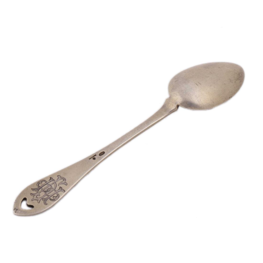 Russian Faberge silver spoon. — image 2