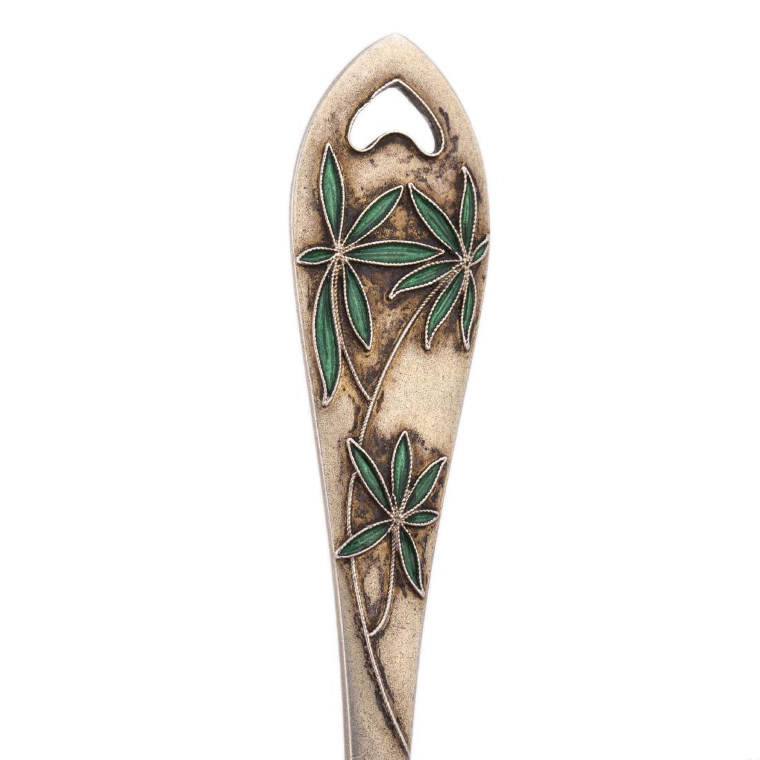Russian Faberge silver spoon. — image 5