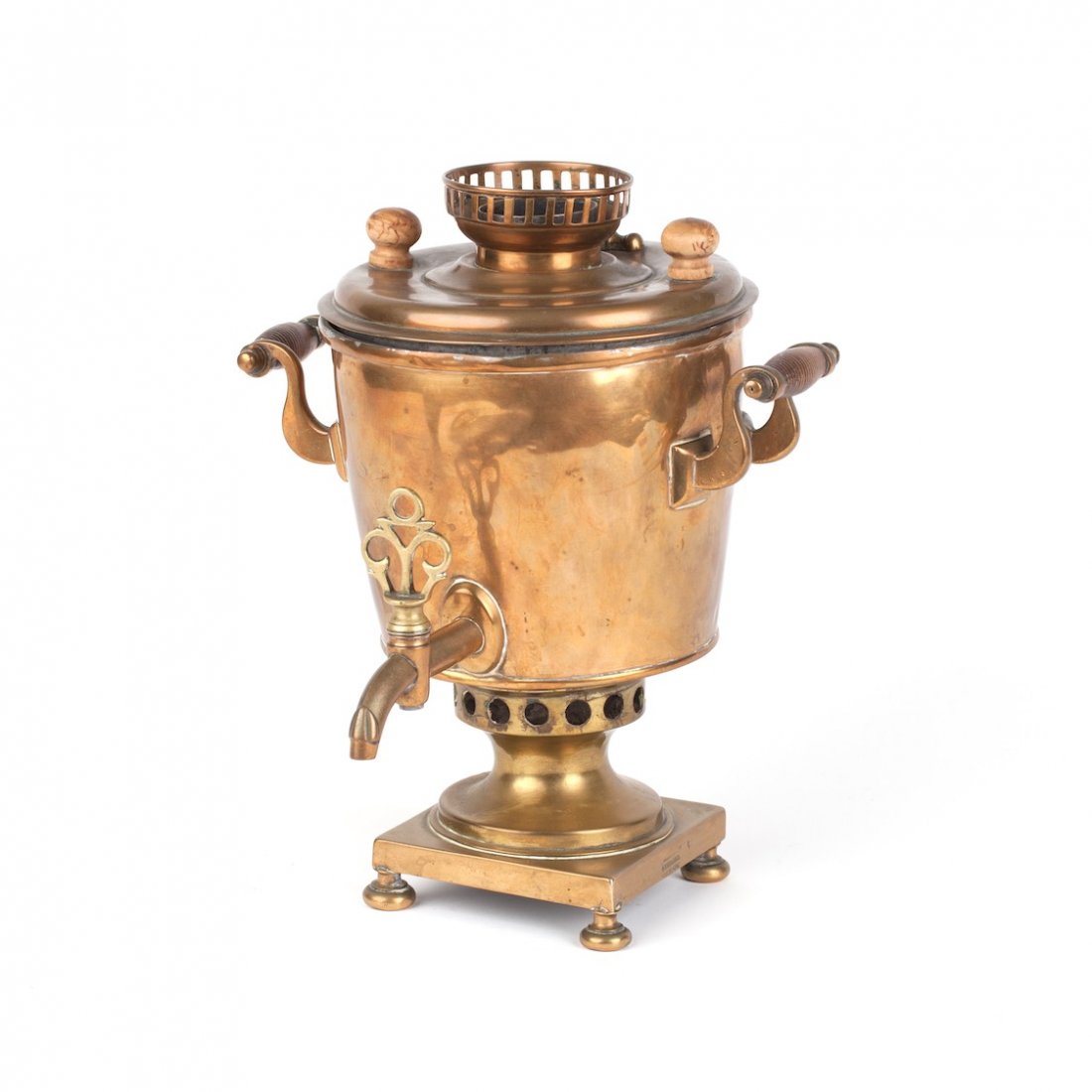Russian imperial time travel samovar. 19th century. — image 1