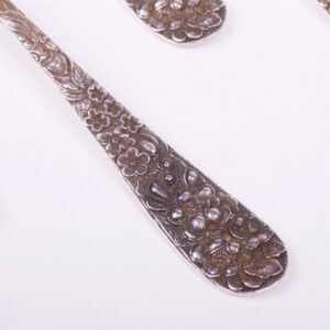 Set of 4 silver spoons. — image 2