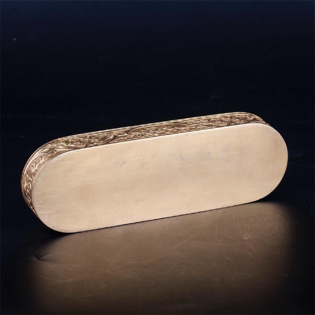 Antique French silver gilt and enamel box — image 3