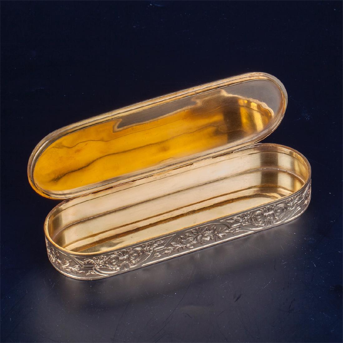 Antique French silver gilt and enamel box — image 6