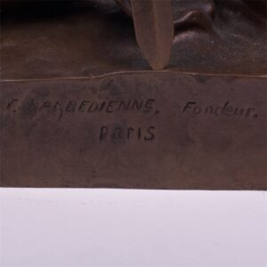 Brozne figure. "Le courage militaire". — image 3