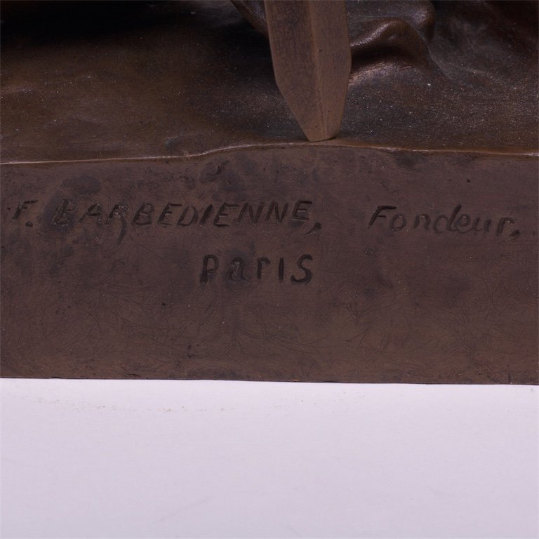 Brozne figure. "Le courage militaire". — image 3