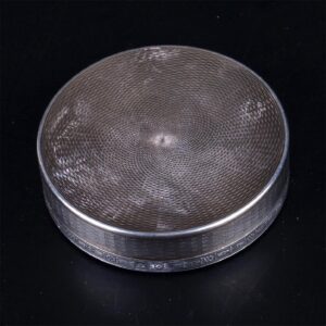 Antique French silver and guilloche enamel snuff box — image 3