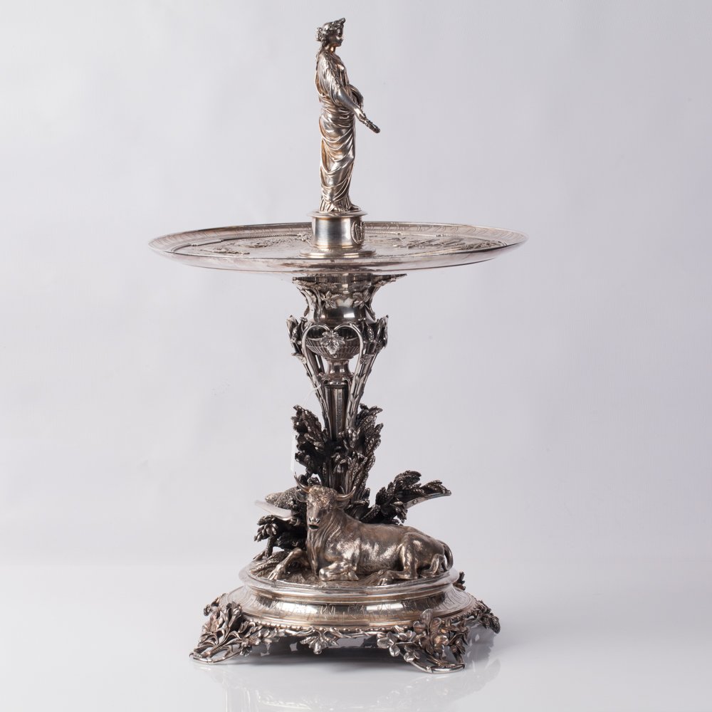 French silver figural Centerpiece. — image 2