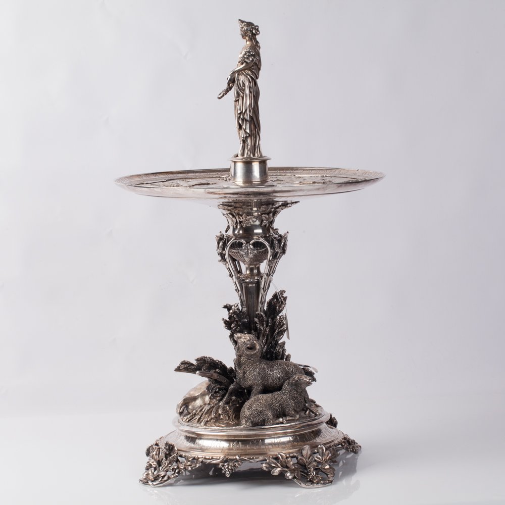 French silver figural Centerpiece. — image 4