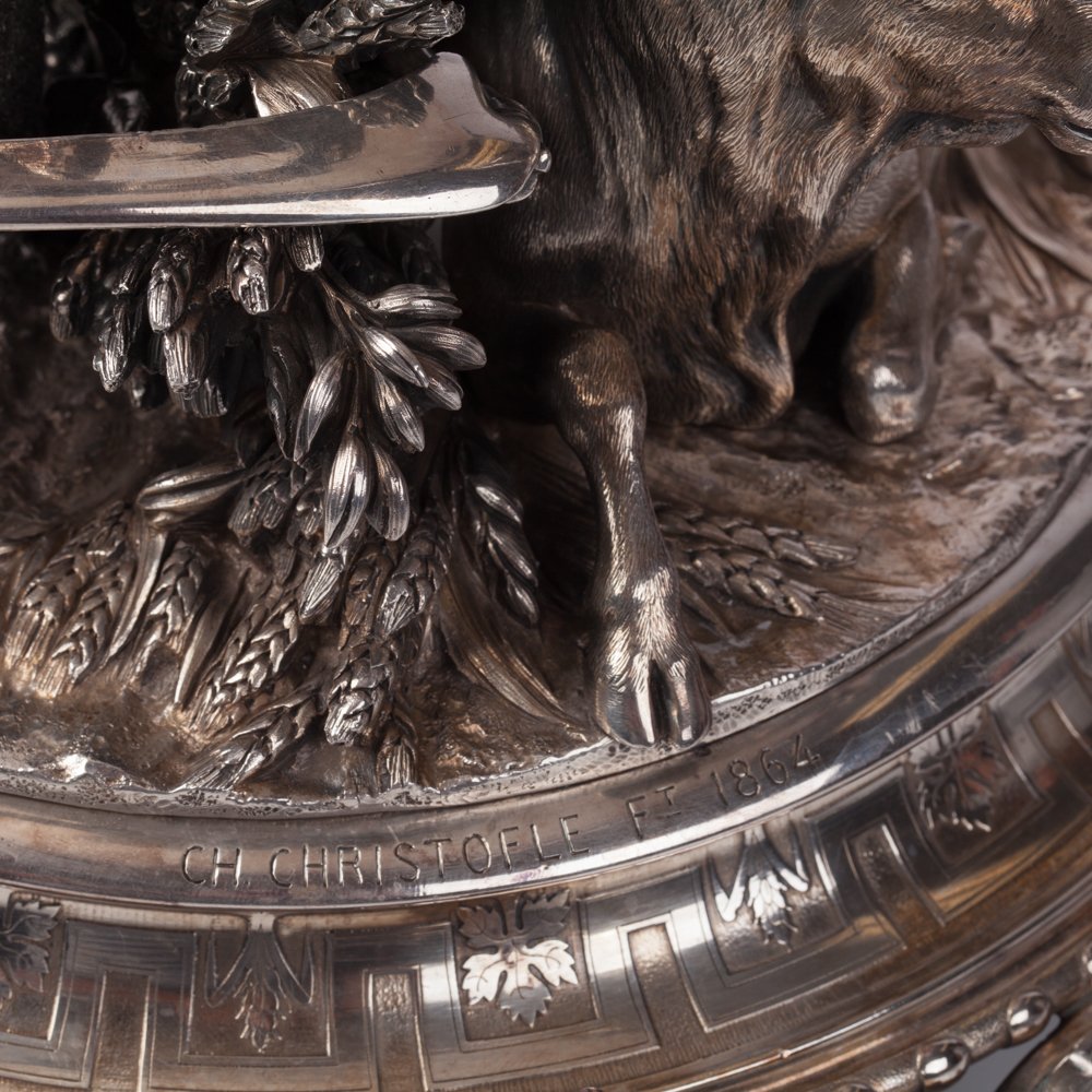 French silver figural Centerpiece. — image 6
