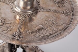 French silver figural Centerpiece. — image 8