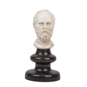 Russian carved white material seal work piece — image 1