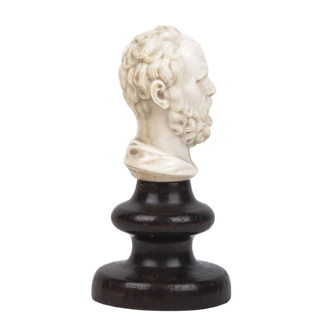 Russian carved white material seal work piece — image 2
