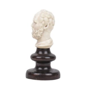 Russian carved white material seal work piece — image 4