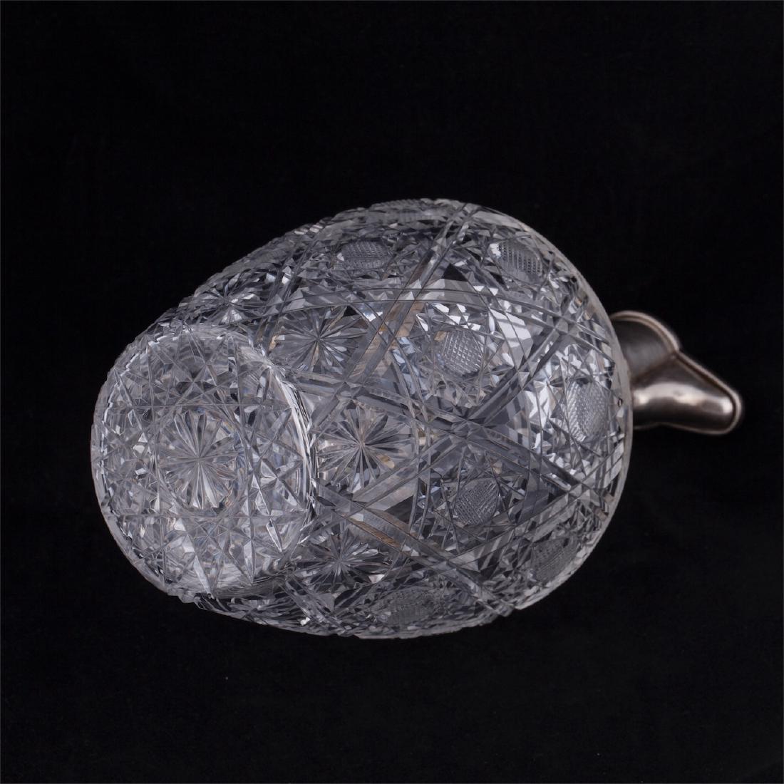 Russian silver gilt and cut-glass carafe — image 6