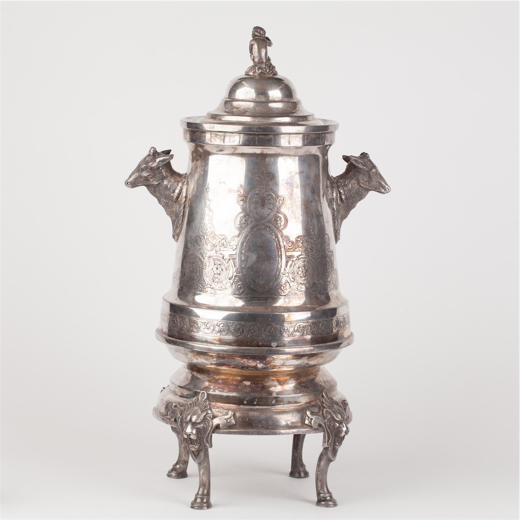 Wine jar with hunting motives. Russia, 19th century. — image 7